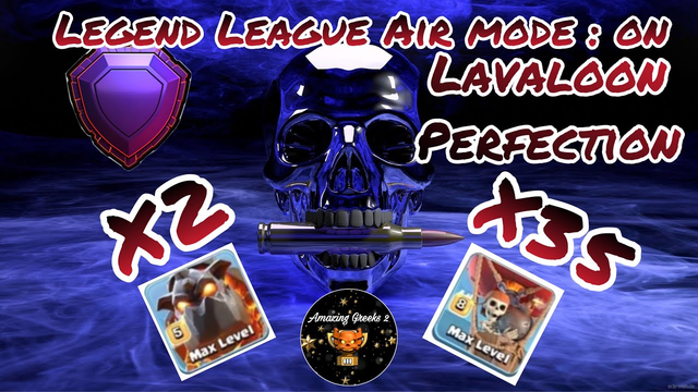 3star Legend League Attacks - Lavaloon Perfection - Trophy Push Attack | Amazing Greeks 2 - CoC