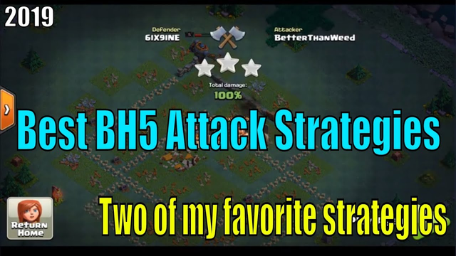 Builder Hall Best Attack Strategies BH 5 2019 - Clash of Clans