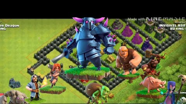 clash of clans Defence attack .