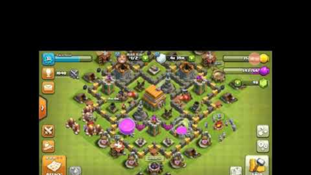 Raiding people in clash of clans