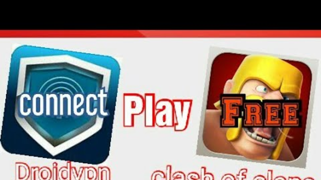 Clash of clans play free, Connect vpn and play coc .