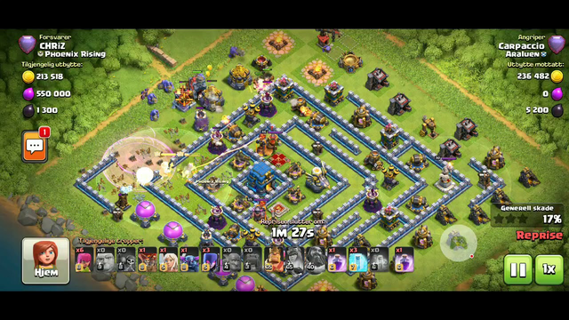 24 - Clash of Clans 3 stars Town hall 12 maxed Legend league