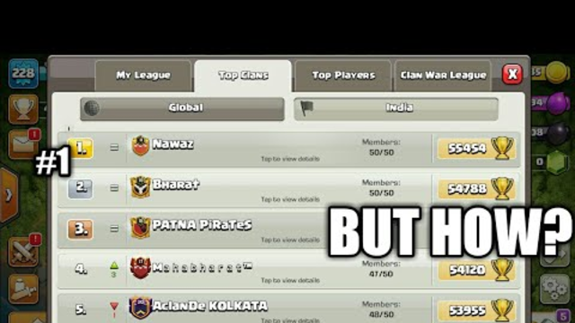 Reason Why nawaz Hit Global Top #1 | Clash of Clans Legend Pushing