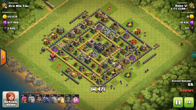 clash of clans town hall 9 attack || coc || Fun Baba