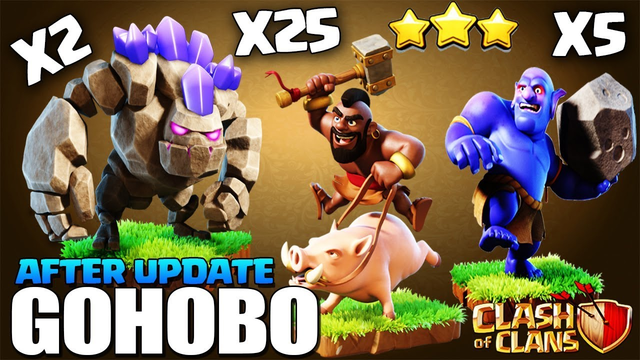 How to GoHoBo (After Update) - TH10 Attack Strategy | Best Th10 GoHoBo Clash of Clans