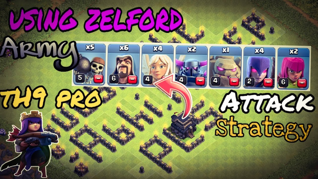 BEST TH9 GROUND ATTACK STRATEGY | clash of clans|