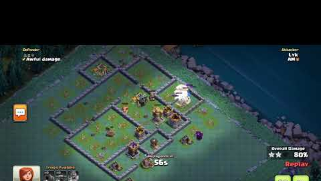 Clash of Clans perfect BH9 attacks #19