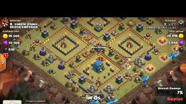 POOR ATTACKING IN CLASH OF CLANS TH12 2019