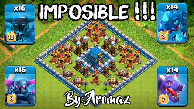 DEFENSA IMPOSIBLE!!! Clash of Clans (private server). By Aromaz.