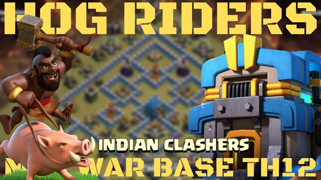 AMAZING HOG RIDERS vs WAR MAX TOWN HALL 12!! TH12 Queen Charge Hog Attack Strategy 2019! COC UPDATE