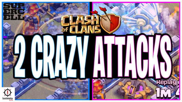 2 Crazy Good Attacks | LostMeta vs. TKZ | Th12 | Clash of Clans