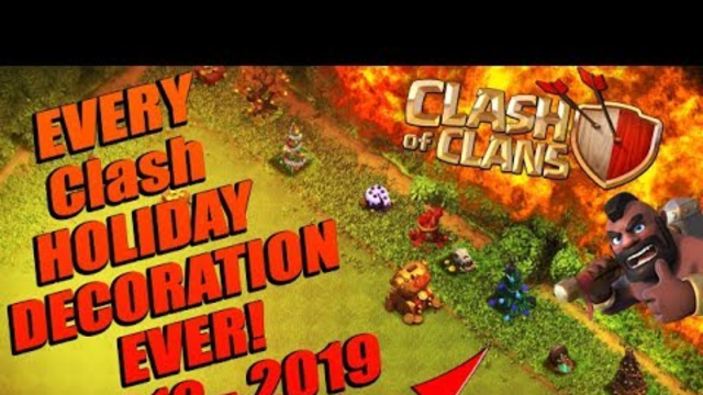 EVERY Clash of Clans Holiday Obstacle EVER | 2012-2019 | Christmas - Halloween - Special Events