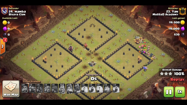 clash of clans TH12 three stars by one player