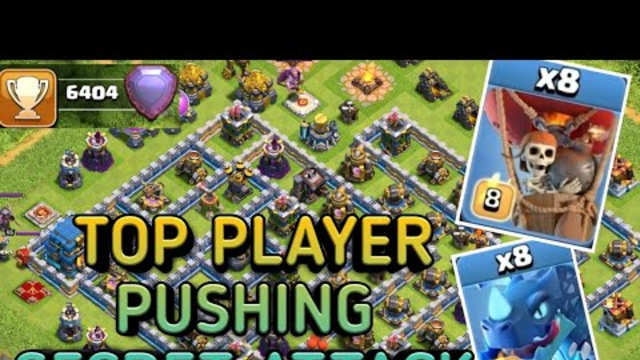 Top Player Pushing Secret 3 Star Attack Strategy!! Clash of Clans.