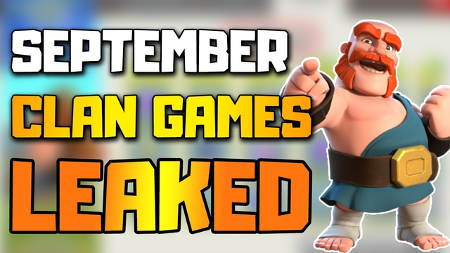 September Clan games leaks 2019|| clash of clans