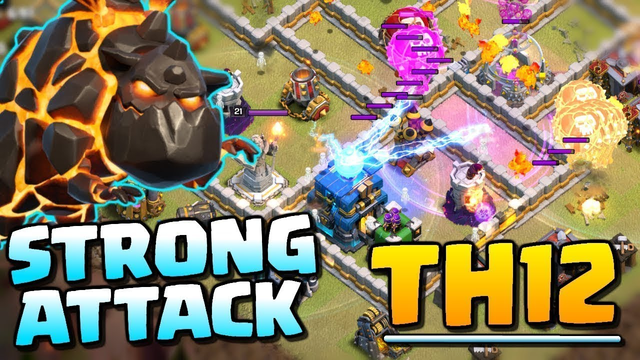 TH12 QC  LavaLoon 3 Star Attacks by Edison| Clash of Clans