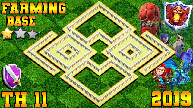 NEW BEST! Farming Base Town Hall 11 (TH11) 2019 | OVER POWER BASE | CLASH OF CLANS
