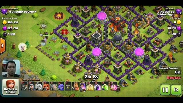 CRAZY LOOT in DEATH BASE CLASH OF CLANS | ATTACK STRATEGI | TOWN HALL 12 | CLASH OF CLANS