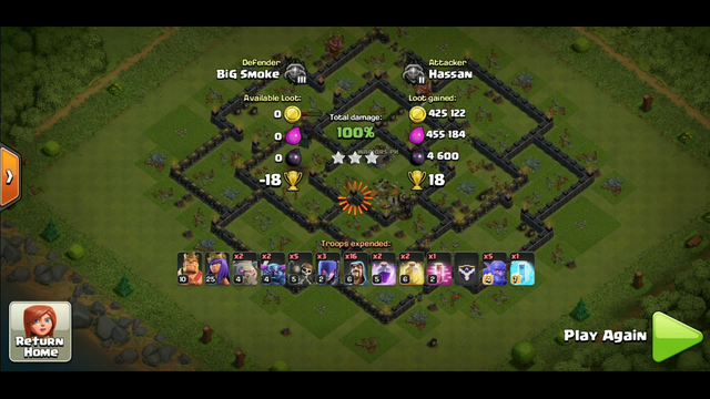 Clash of clans town hall 9 best strategy attack for ground