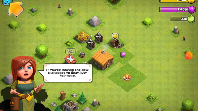 First time playing clash of clans