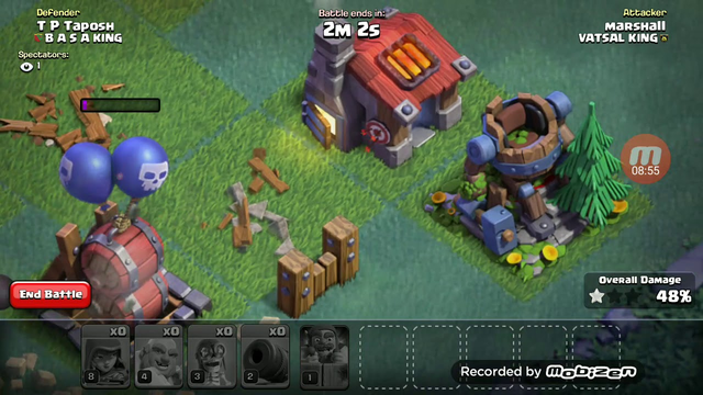 Clash of clans ep1 (geting new town hall 2 base)