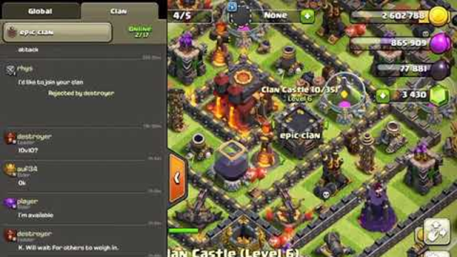 Join my clash of clans clan.