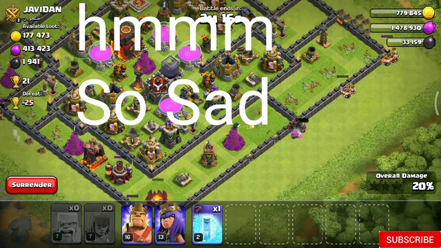 A Very Sad Attack by BABARIANS AND ACHERS  |  CLASH OF CLANS