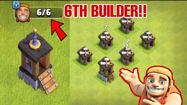 6TH BUILDER IN MAIN VILLAGE !! HOW TO GET 6TH MASTER BUILDER IN CLASH OF CLANS - Clash with kvn