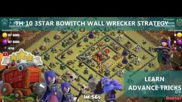 GoBowWitch Attack Clash Of Clans....(Best attack strategy for th10)