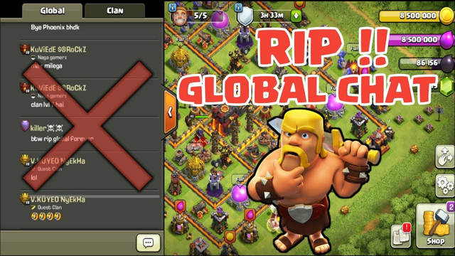 BIG ANNOUNCEMENT | SUPERCELL IS REMOVING GLOBAL CHAT FEATURE FROM COC