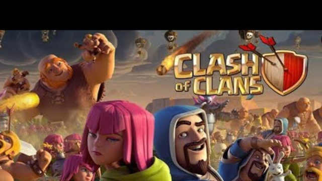 Clash of clans playing game