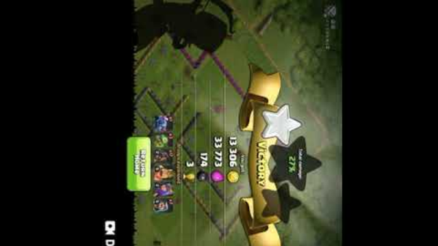 My clash of clans gameplay.th9