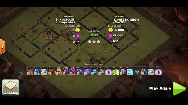 bat spell and freeze spell awesome damaging on war/COC /clash of clans