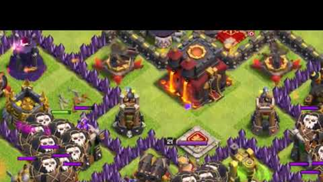 Clash Of Clans TH 10 new base layout (w/ defense replays)