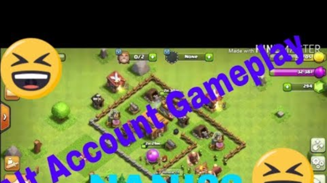 Me when on my alt account (clash of clans)