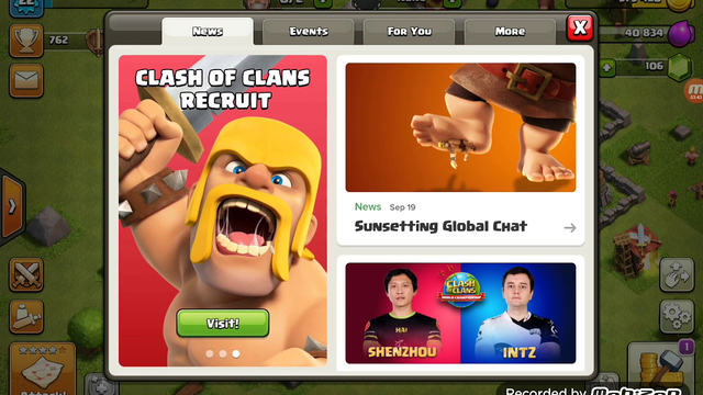 Clash of clans first video!!!!