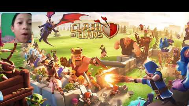 Playing (clash of clans) i attack a base of enemies