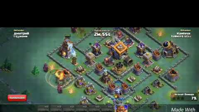 Clash Of Clans Builder baSe attaCk..