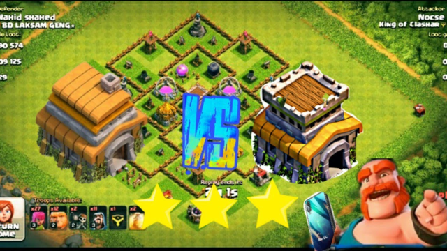 Clash of Clans | Townhall 6 VS Townhall 8 Epic 3 Star Strategy