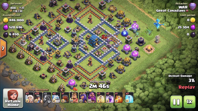 Clash of Clans Town Hall 12 Queen Walk Miner Tutorial and Walkthrough