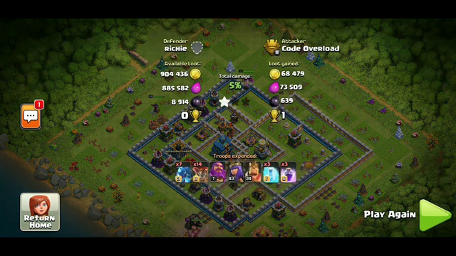 Some Highest loot in Clash Of clans #Clash of clans #highest loot