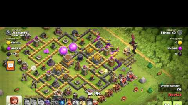 Clash of clans  raid on my base!