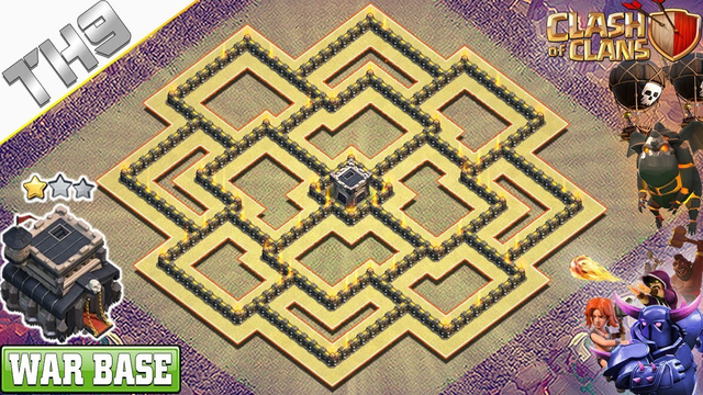 New Th9 War Base Layout 2019 with COPY LINK | Clash of Clans