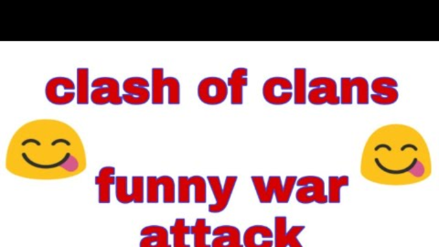 Coc cwl funny attack || clash of clans fun attack || Fnny attack coc2019