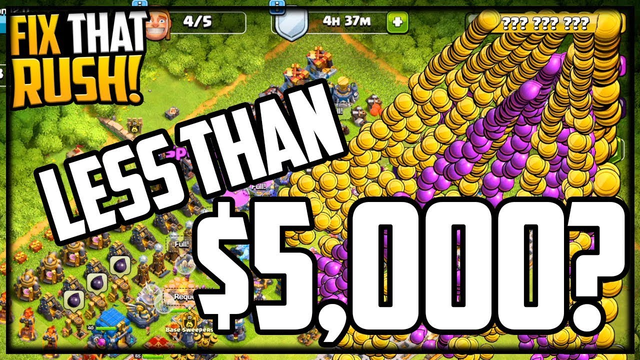 MAXED for Under $5,000? Clash of Clans Fix That Rush Episode 70!