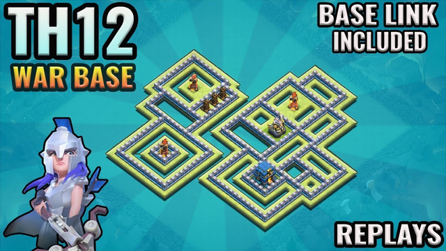 *Excellent* Townhall12 (TH12) War Base | Base Link With Replays| Anti Everything Clash of Clans 2019
