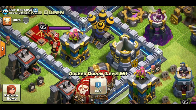 Clash of clans best of GRAND WARDEN ,