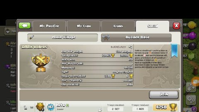 #coc #live if anyone want to give clan can give +base visiting. join our official clan.