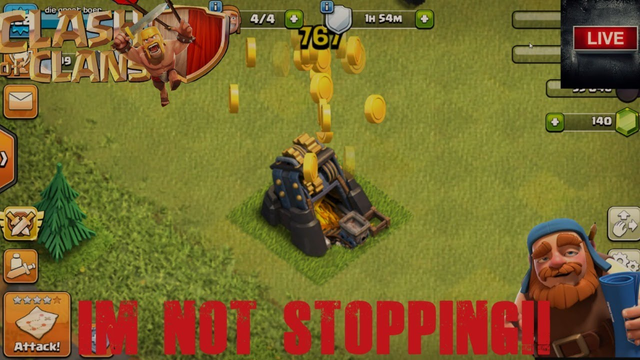 IM NOT GOING TO STOP COLLECTING RESOURCES ON CLASH OF CLANS UNTIL YOU SUBSCRIBE!!!