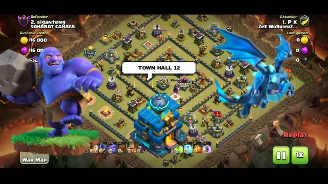 TH 12 ATTACK STRATEGY | BOWLERS AND ELECTRO DRAGON | CLASH OF CLANS